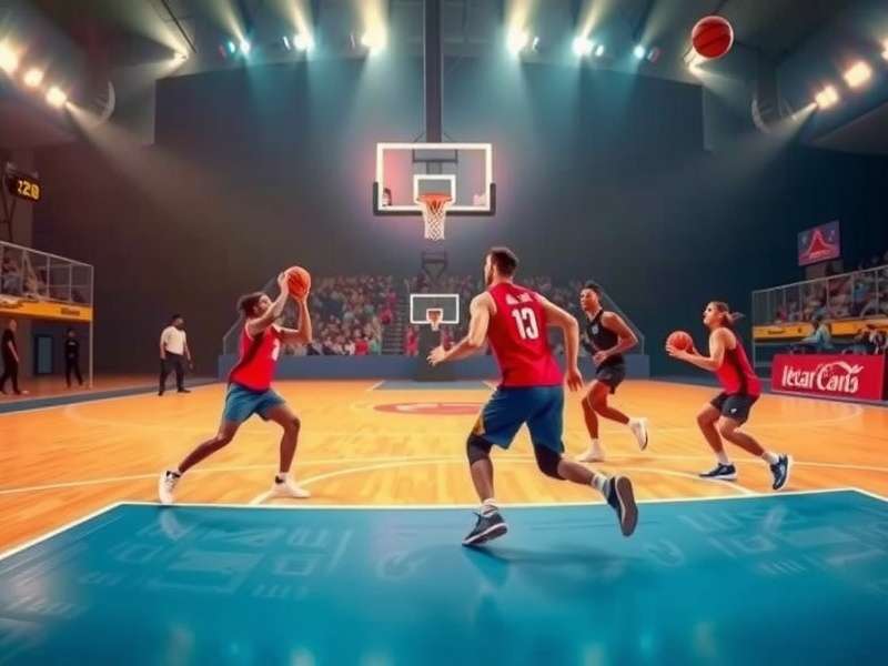 Basketball Dream Team Offline Event Basketball Dream Team offline tournament in Delhi with players competing on big screens and real courts